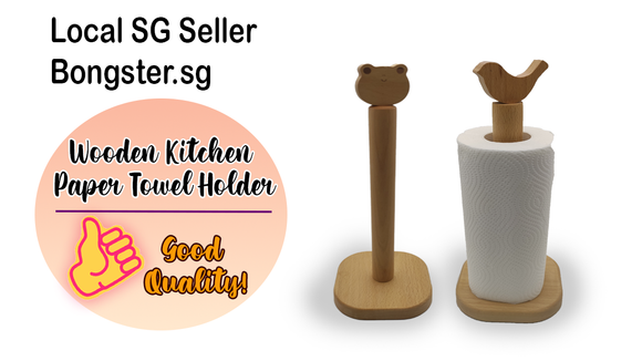 Wooden Kitchen towel stand holder