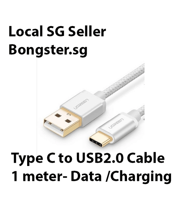 Ugreen USB 2.0 to Type C Cable Braided 1 meter data charging model 20860
