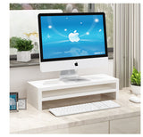 Sturdy 2 level wooden monitor riser LCD / Led Ergonomic stand, Model G
