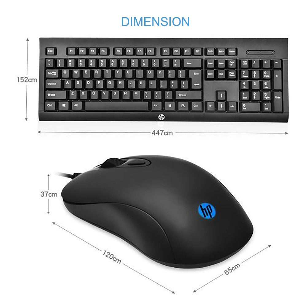 HP Gaming Wired keyboard and mouse KM100 combo set Bongster