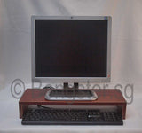 Sturdy 1 single Level Wooden LCD/LED monitor Ergonomic Stand Riser Thick wood