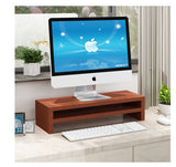 Sturdy 2 level wooden monitor riser LCD / Led Ergonomic stand, Model G