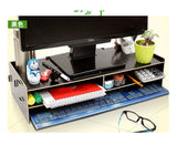 Wooden LCD/LED monitor stand cum table organiser Model B