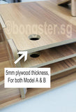 Wooden LCD/LED monitor stand cum table organiser Model B