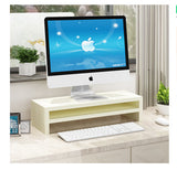 Sturdy 2 level wooden monitor riser LCD / Led Ergonomic stand, Model G