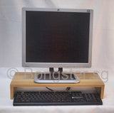 Sturdy 1 single Level Wooden LCD/LED monitor Ergonomic Stand Riser Thick wood