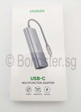 Ugreen USB-C to 3 x USB3.0 and RJ45 Multifunction Adapter 60718