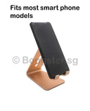 Mobile phone tablet stand holder stable metal metallic Gold