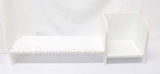 1 level wooden LED monitor riser stand with attached side shelf