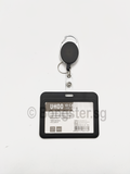 Retractable Badge reel with hook ID tag