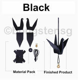 DIY leather crane material product pack with instructions provided