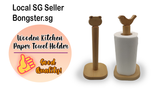 Wooden Kitchen towel stand holder