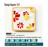 DIY mosaic wood coaster Artistic Series many designs