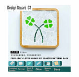 DIY mosaic wood coaster Artistic Series many designs