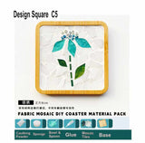 DIY mosaic wood coaster Artistic Series many designs