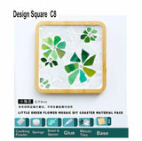 DIY mosaic wood coaster Artistic Series many designs
