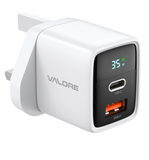 Valore PD35W GaN Technology Wall Charger with Digital Display PA-005