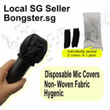 Disposable microphone cover non woven individually pack Black