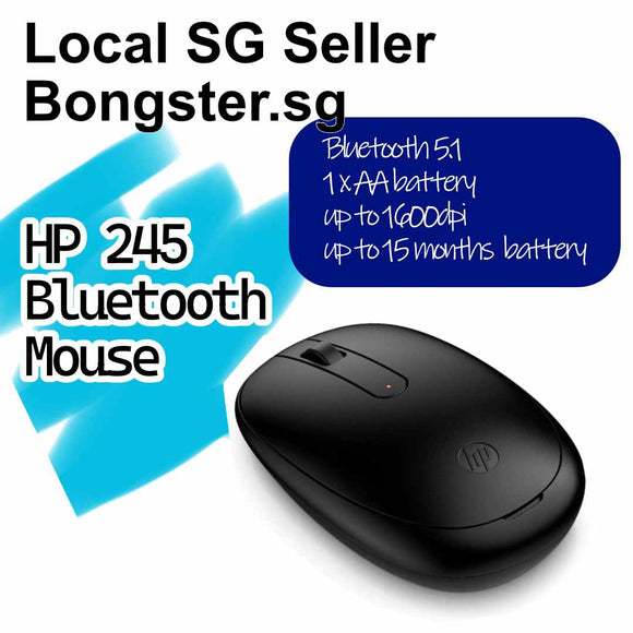 HP 245 Bluetooth Mouse 3 buttons scroll wheel