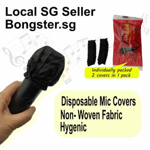Disposable microphone cover non woven individually pack Black