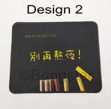 Mouse pad for desktop PC laptop with anti-slip bottom