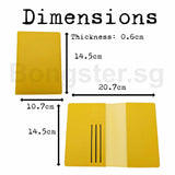 Passport holder cover with card slots synthetic leather