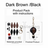 DIY leather Hot Air Balloon material product pack with instructions provided