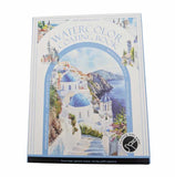 Watercolour painting book with paint and paintbrush 7 designs DIY adults and kids