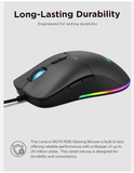 Lenovo M210 RGB Gaming Mouse wired up to 8000DPI 7 buttons