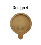 Wooden Cup Coaster 5 designs minimalist look