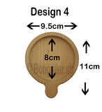 Wooden Cup Coaster 5 designs minimalist look