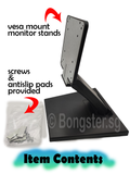 Monitor stand mount vesa fits 14 to 27 inch Black