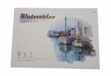 Watercolour painting papers 20 sheets with paint and paintbrush DIY adults and kids