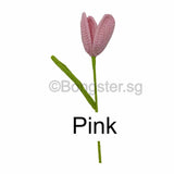 Crochet knitted Tulip flower for gift idea home decor