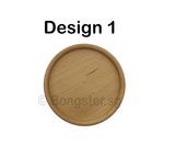 Wooden Cup Coaster 5 designs minimalist look