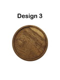 Wooden Cup Coaster 5 designs minimalist look