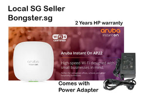 HP AP22 Aruba Instant On with 12V AC Adapter  2 Year Local Warranty