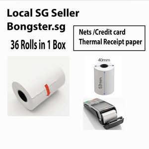 Nets Machine paper roll thermal receipt 57mm by 40mm 36 Rolls