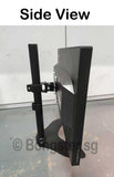 Monitor stand mount vesa fits 17 to 35 inch Black height adjustable