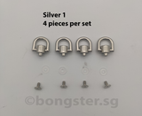 DIY bag strap hooks buckle 4 sets per lot medium size