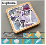 DIY mosaic wood coaster Artistic Series many designs