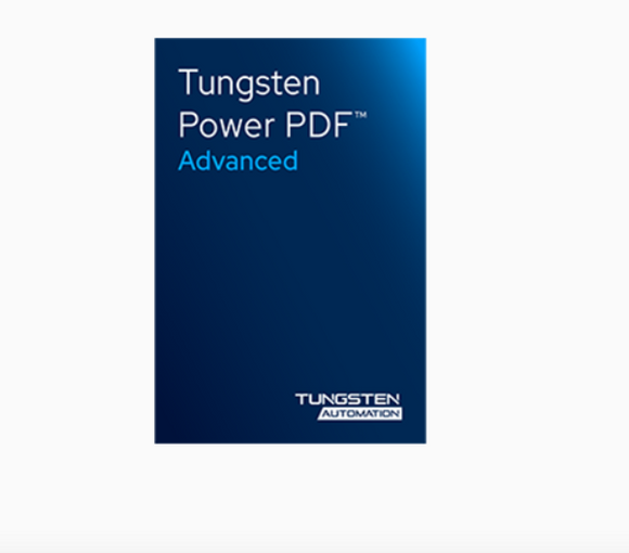 Tungsten Automation Power PDF 5.1 Advanced for Windows  ( for Windows PC laptop ) Digital Download