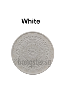 Diatomite Coasters Absorbs water well 8 colours engraved design round