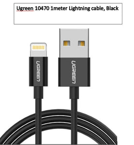 Ugreen 1 meter lightning cable, Round Cable