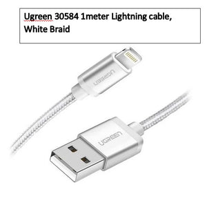 Ugreen 1 meter lightning cable, Braided