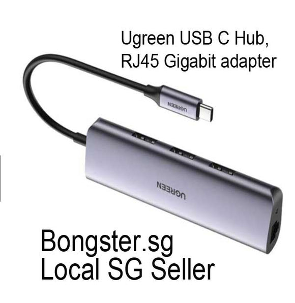 Ugreen USB-C to 3 x USB3.0 and RJ45 Multifunction Adapter 60718