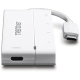 Trendnet USB-C to 4-port USB3.0 Hub with power delivery