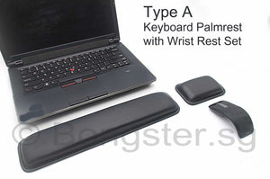 Ergonomic Keyboard palm rest with matching wrist rest bundle set