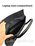 12 inch laptop bag fits A4 paper Black