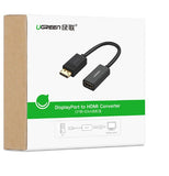 Ugreen 40363 Display port to HDMI Female converter 4K*2K